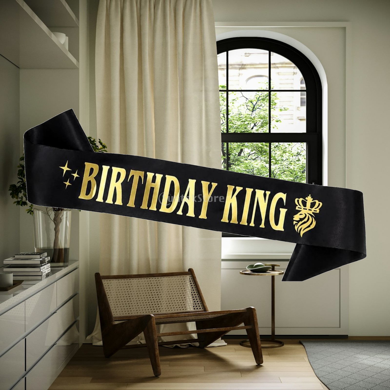 Glitter Party Crown Birthday K - Birthday Sash Glitter 评论和价格