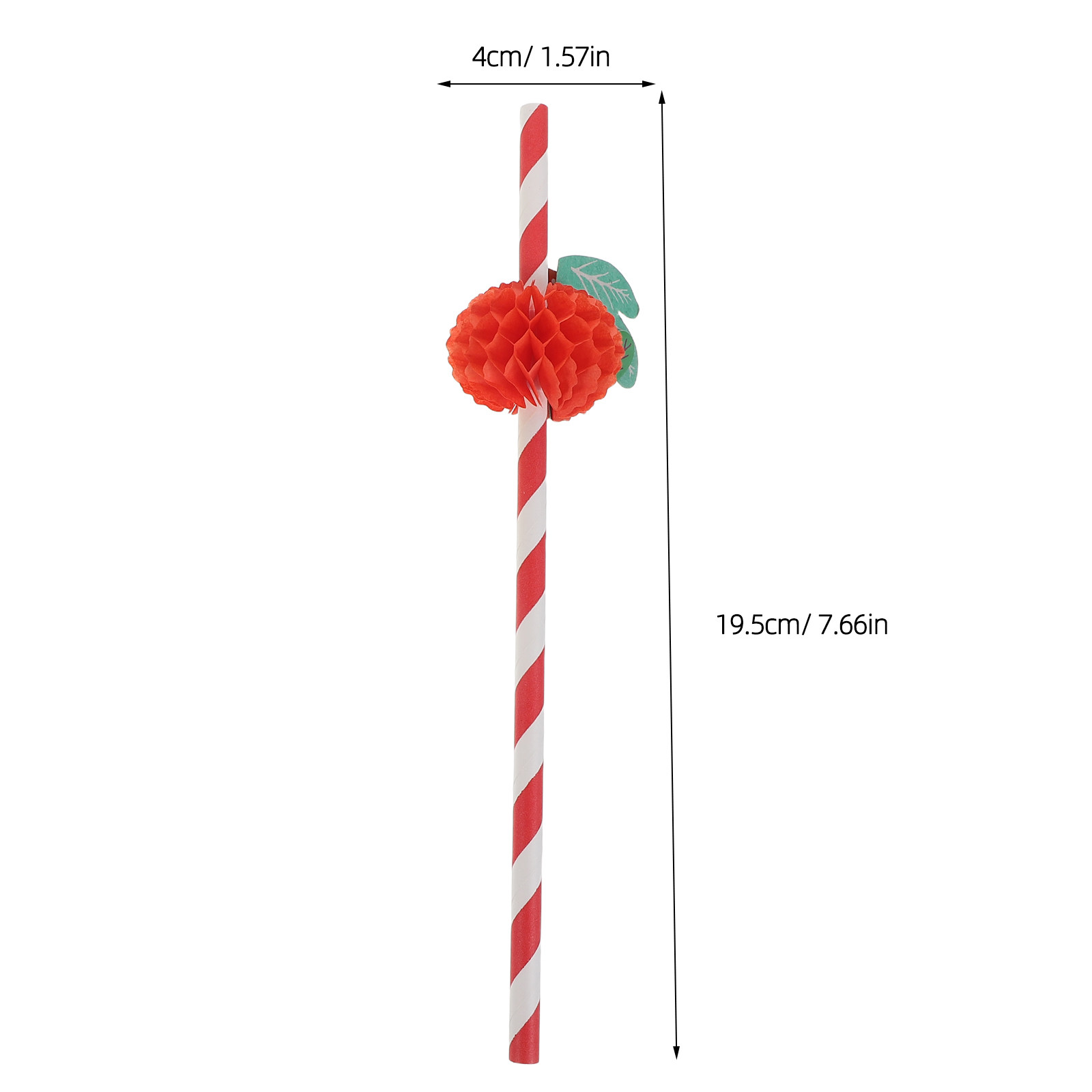 50Pcs Colorful Swirl Paper Str - Paper Straw Color 评论和价格