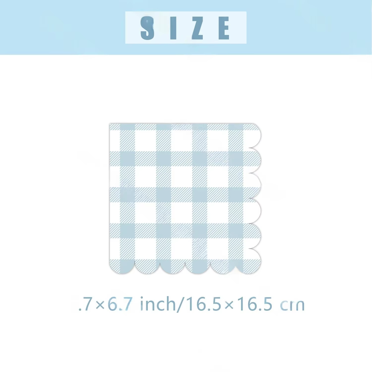 New Blue Grid Theme Birthday D - Paper Straw Color 评论和价格